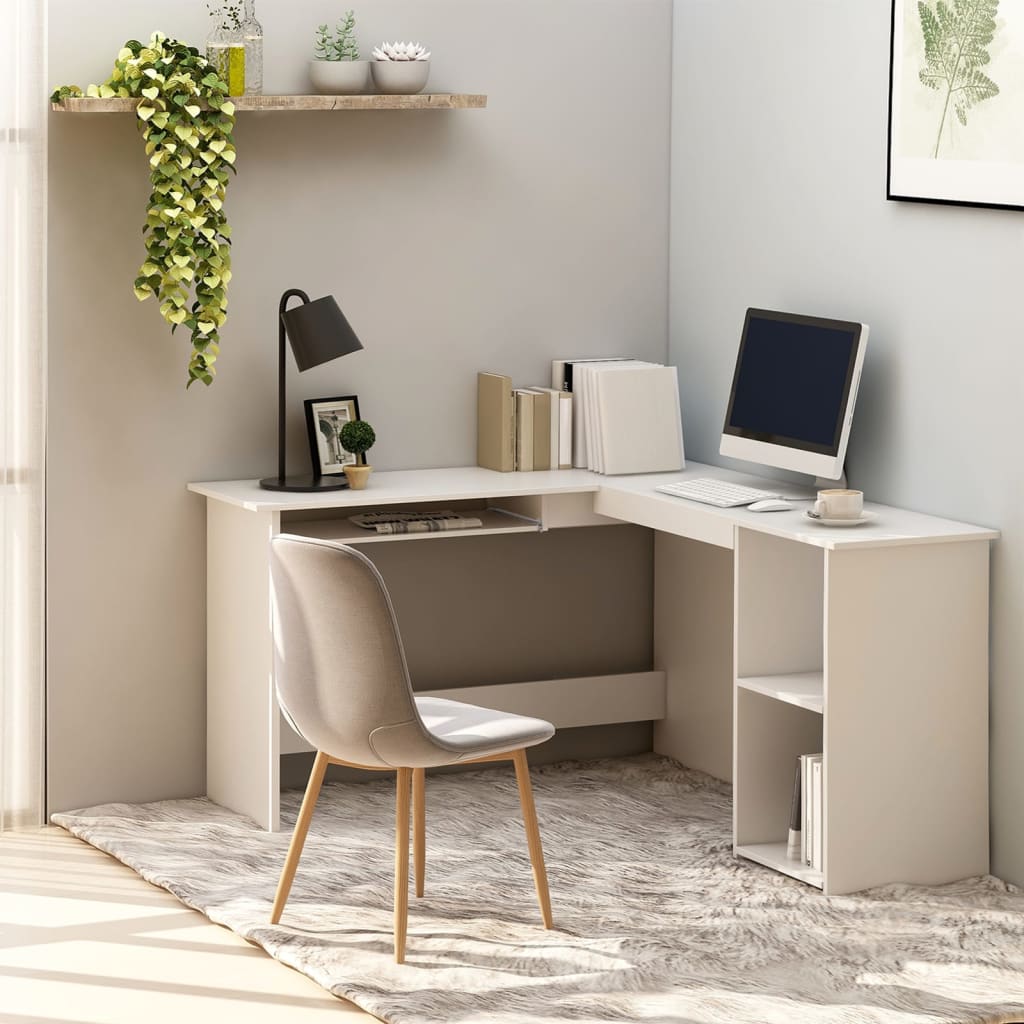 Corner Desk 120X140X75 Cm Engineered Wood