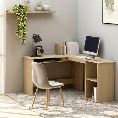 Corner Desk 120X140X75 Cm Engineered Wood