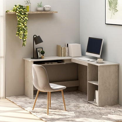 Corner Desk 120X140X75 Cm Engineered Wood