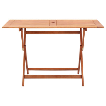 5 Piece Outdoor Dining Set Solid Eucalyptus Wood