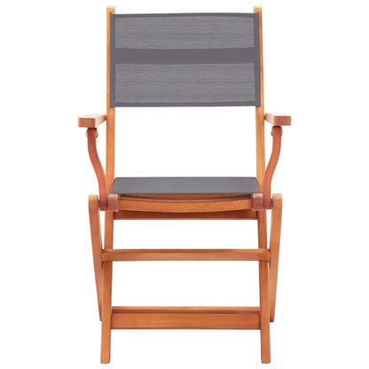 5 Piece Outdoor Dining Set Solid Eucalyptus Wood