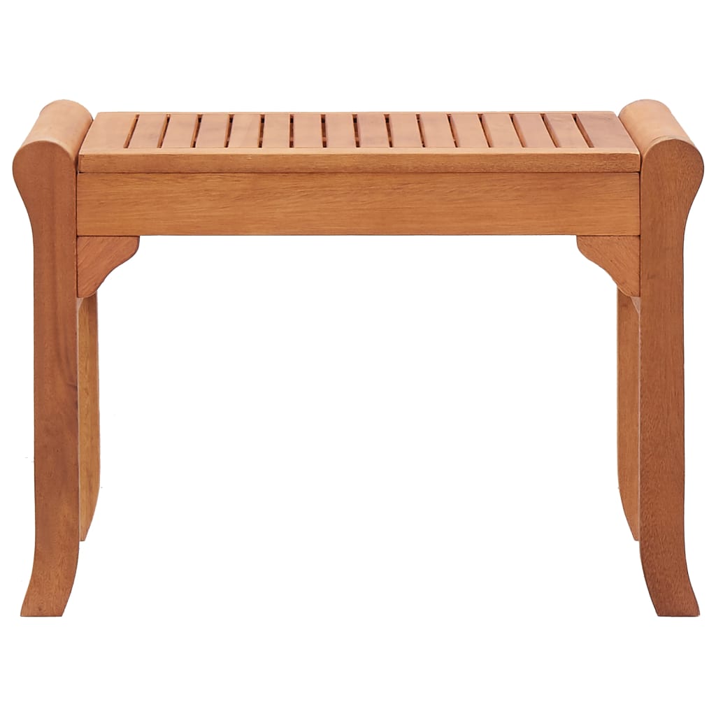Garden Bench 64 Cm Solid Eucalyptus Wood