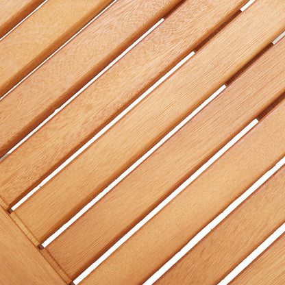 Garden Bench 64 Cm Solid Eucalyptus Wood