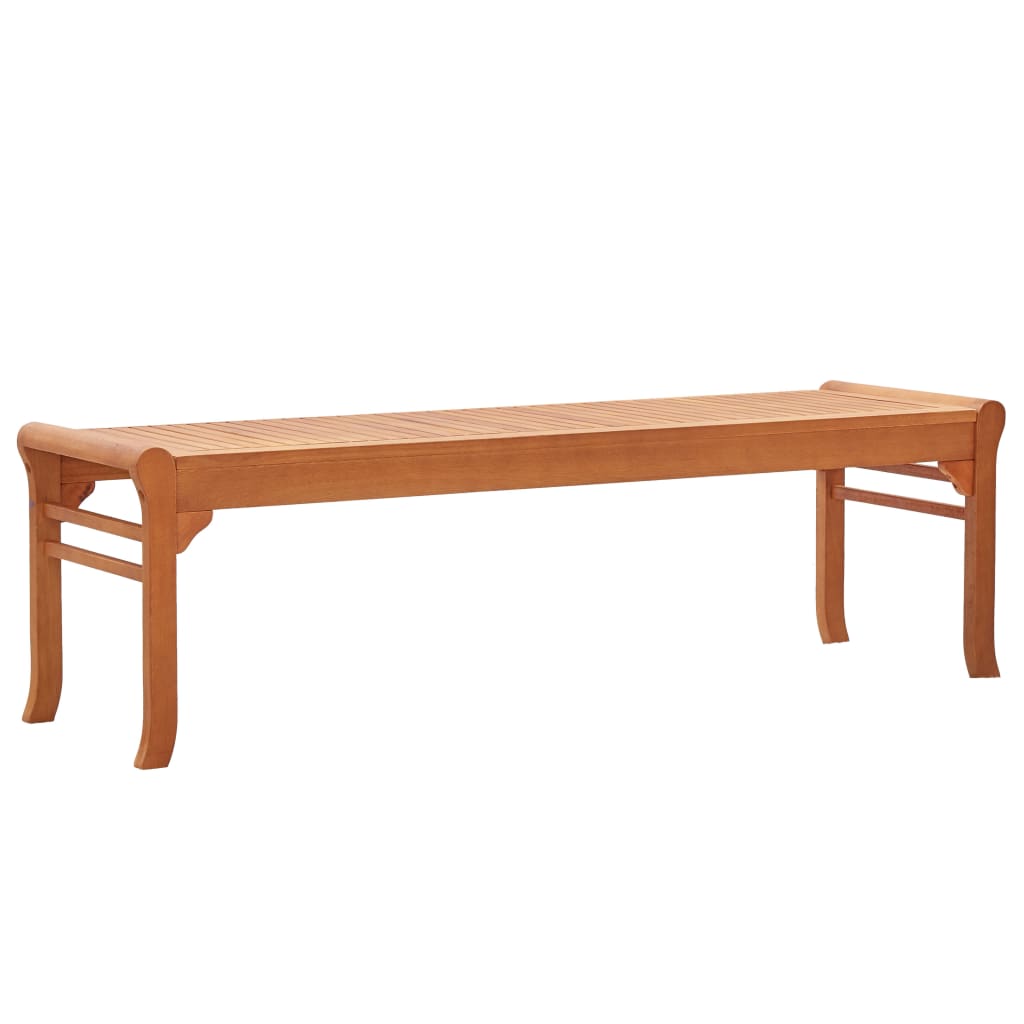 Garden Bench 64 Cm Solid Eucalyptus Wood