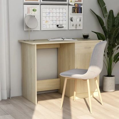 Desk 100X50X76 Cm Engineered Wood