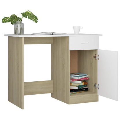 Desk 100X50X76 Cm Engineered Wood
