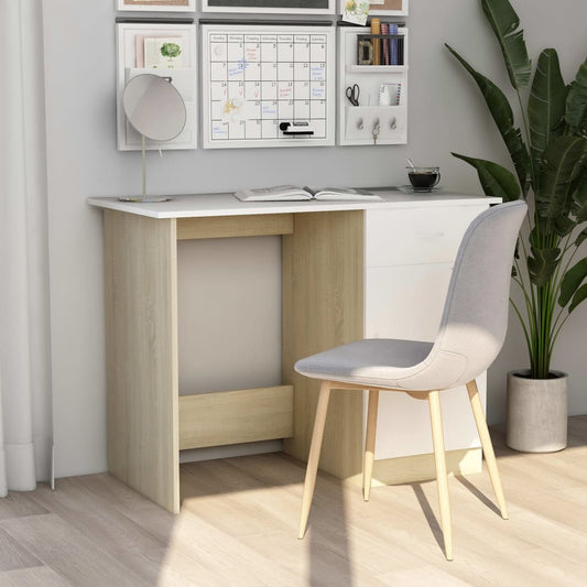 Desk 100X50X76 Cm Engineered Wood