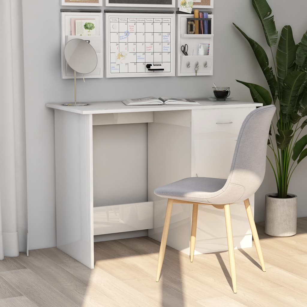 Desk 100X50X76 Cm Engineered Wood