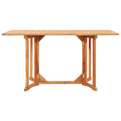 Folding Butterfly Garden Table 150X90X75 Cm Solid Teak Wood