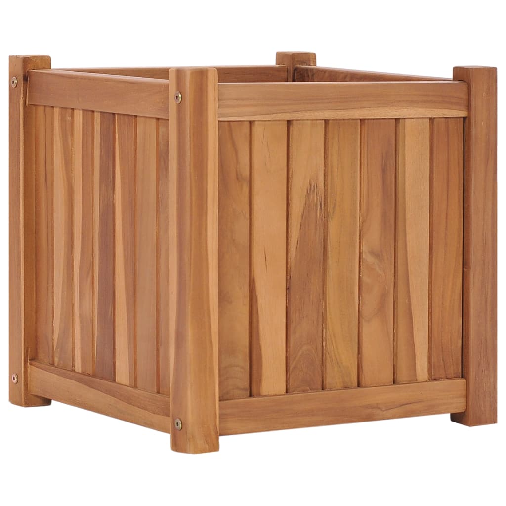Raised Bed Solid Wood Teak