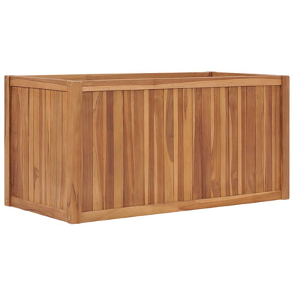 Raised Bed Solid Wood Teak