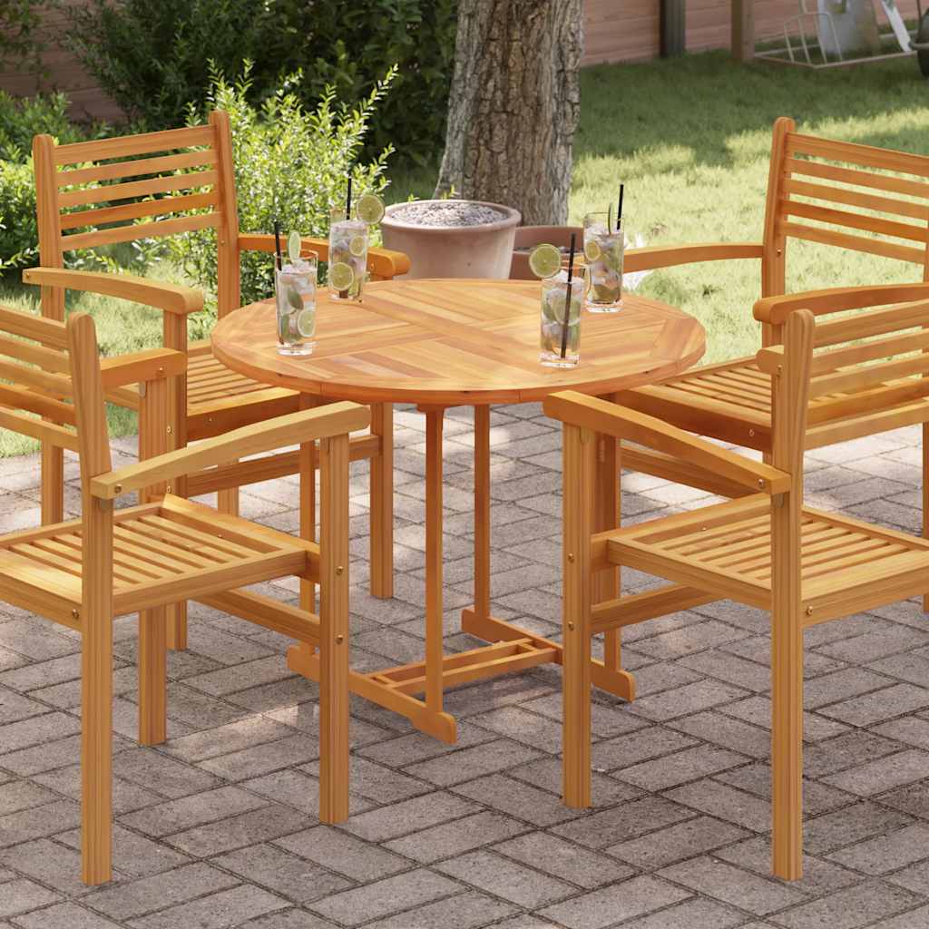 Table Top 60X60X2.5 Cm Solid Wood Teak