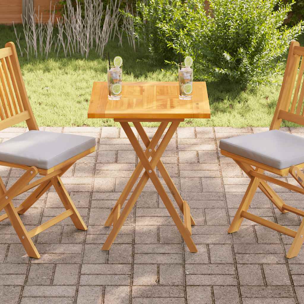 Table Top 60X60X2.5 Cm Solid Wood Teak