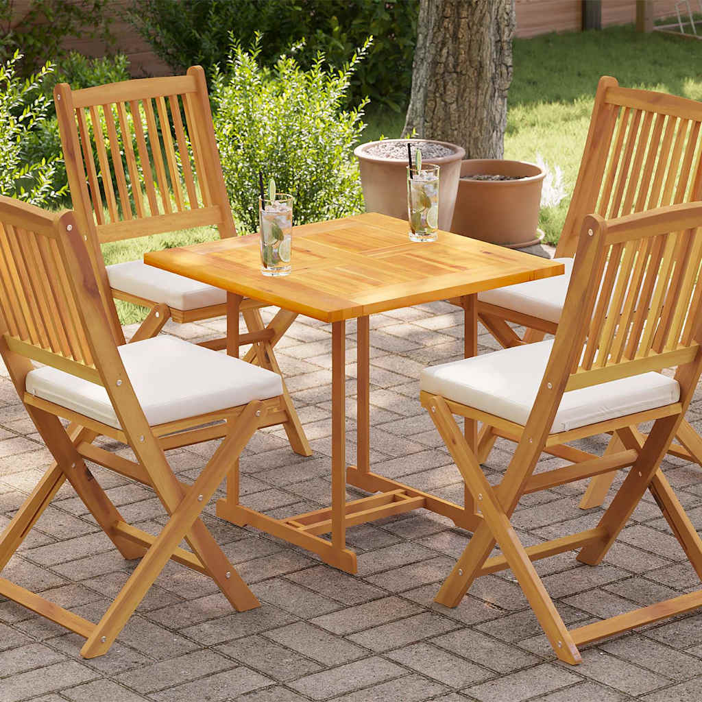 Table Top 60X60X2.5 Cm Solid Wood Teak