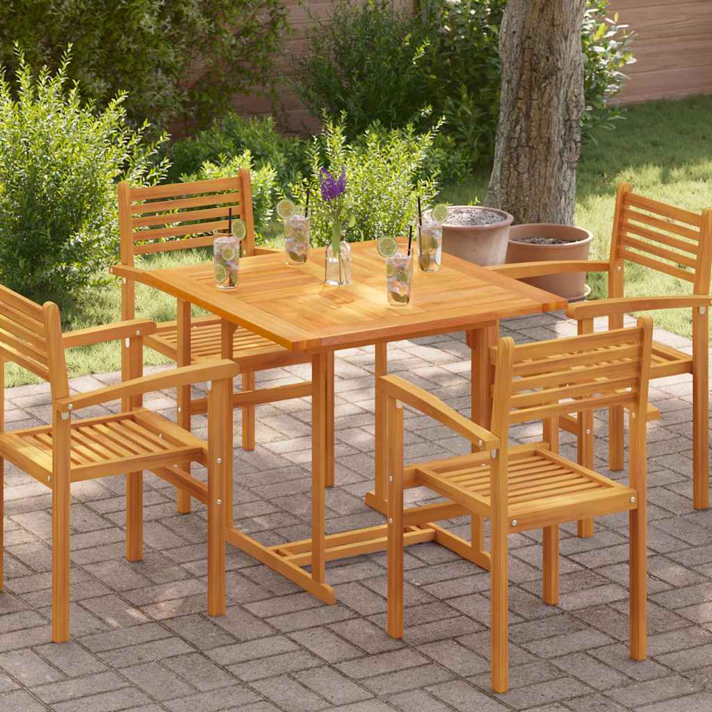 Table Top 60X60X2.5 Cm Solid Wood Teak