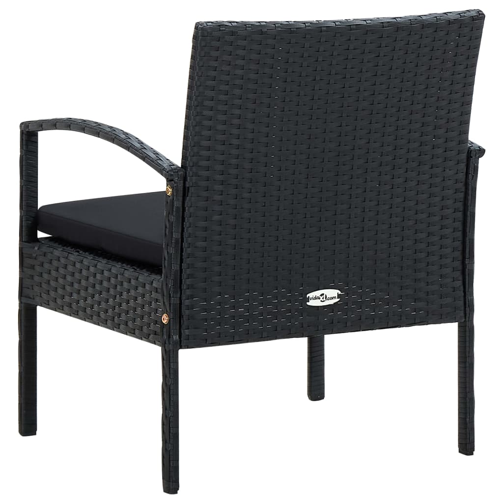 Garden Chair With Cushion Poly Rattan