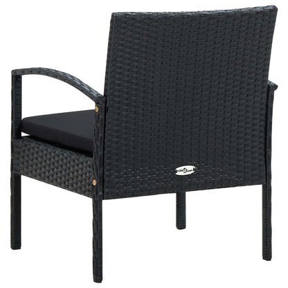 Garden Chair With Cushion Poly Rattan