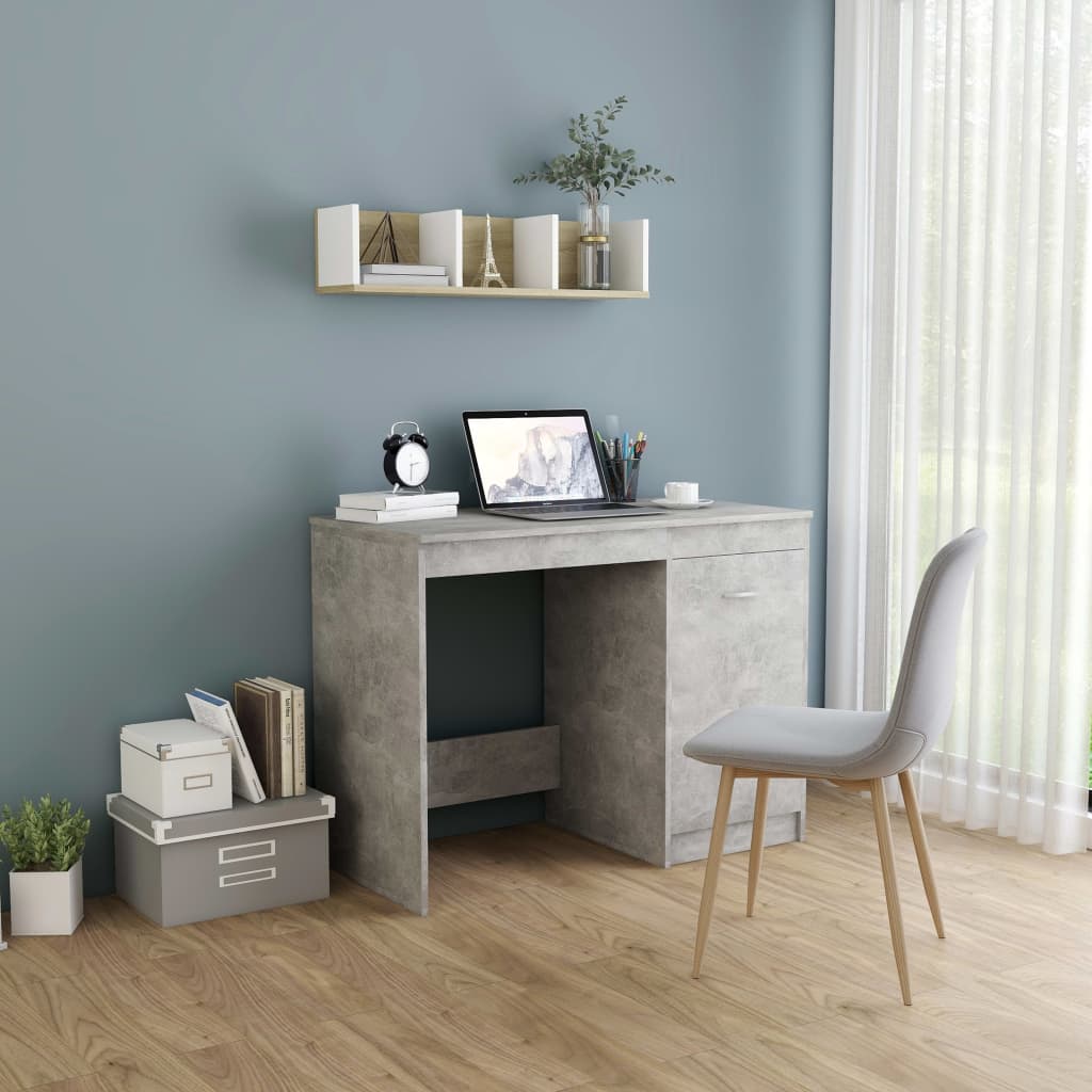 Desk 100X50X76 Cm Engineered Wood
