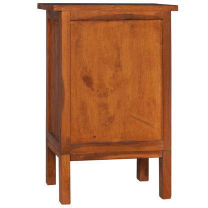 Bedside Cabinet 40X35X60 Cm Solid Teak Wood