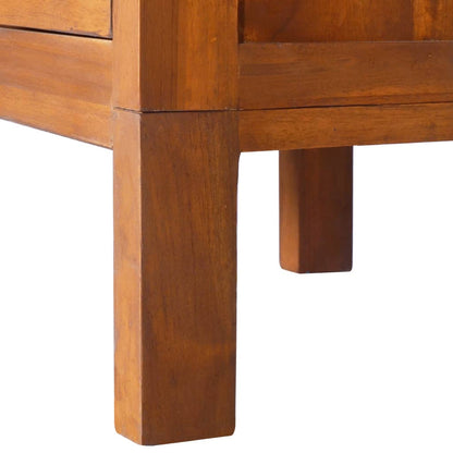 Bedside Cabinet 40X35X60 Cm Solid Teak Wood