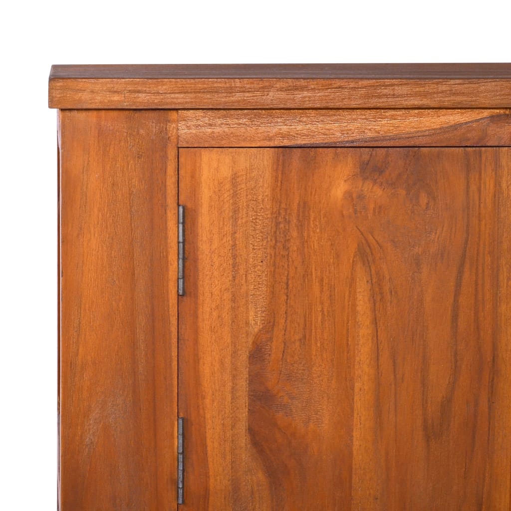 Tv Cabinet 110X30X40 Cm Solid Teak Wood