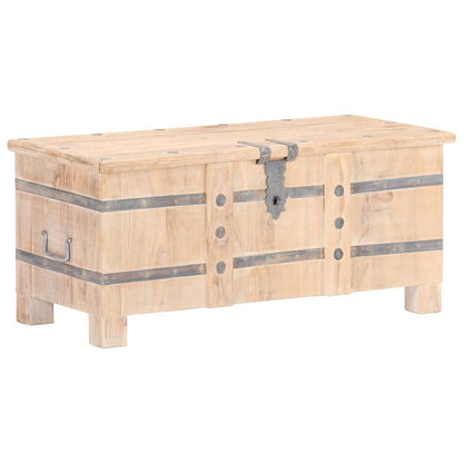 Chest 90X40X40 Cm Solid Acacia Wood