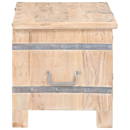 Chest 90X40X40 Cm Solid Acacia Wood