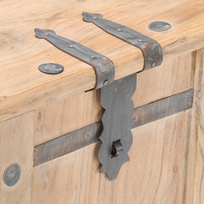 Chest 90X40X40 Cm Solid Acacia Wood