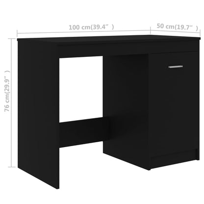 Desk 140X50X76 Cm Engineered Wood