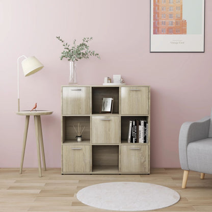 Book Cabinet 90X30X90 Cm Engineered Wood