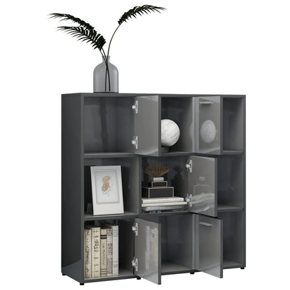 Book Cabinet 90X30X90 Cm Engineered Wood