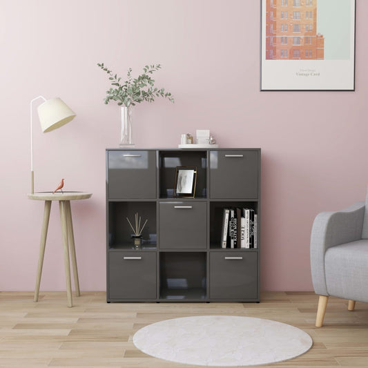 Book Cabinet 90X30X90 Cm Engineered Wood