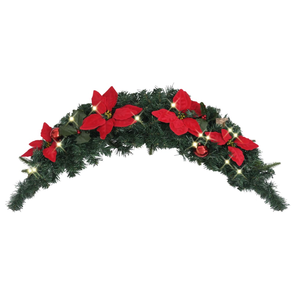 Christmas Arch With Led Lights 90 Cm Pvc