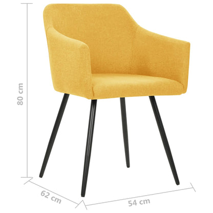 Dining Chairs 2 Pcs Fabric
