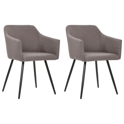 Dining Chairs 2 Pcs Fabric