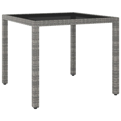 Garden Table 90X90X75 Cm Poly Rattan