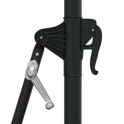 Wall-Mounted Garden Parasol With Leds 300 Cm