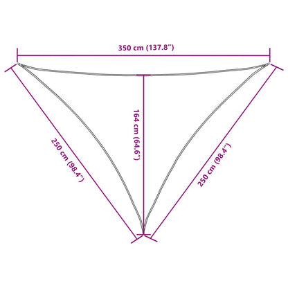 Sunshade Sail Oxford Fabric Triangular
