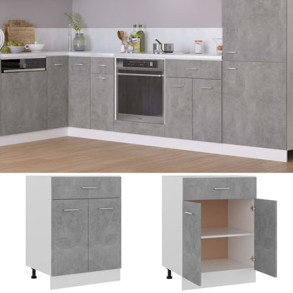Drawer Bottom Cabinet 60X46X81.5 Cm Engineered Wood