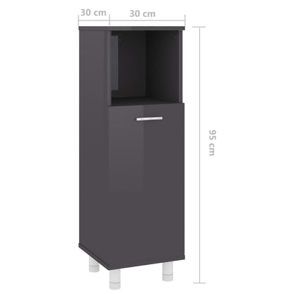Bathroom Cabinet 30X30X95 Cm Engineered Wood