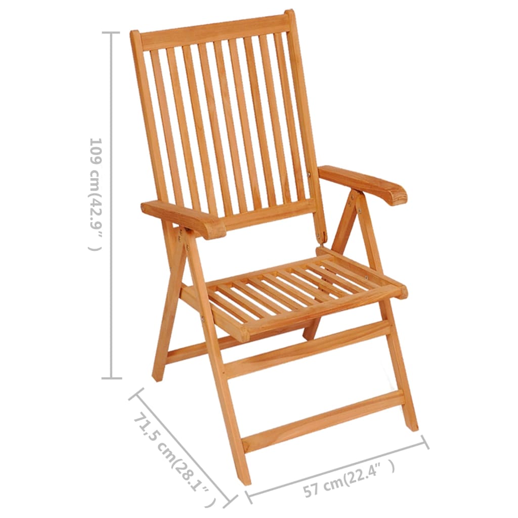 Garden Chairs 6 Pcs With Cushions Solid Teak Wood