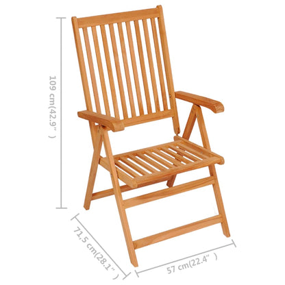 Garden Chairs 6 Pcs With Cushions Solid Teak Wood