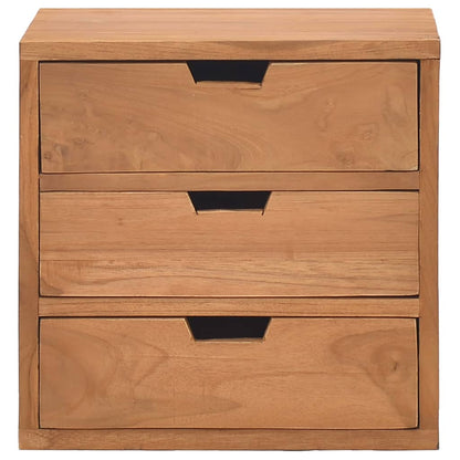 Bedside Cabinet 40X30X40 Cm Solid Teak Wood