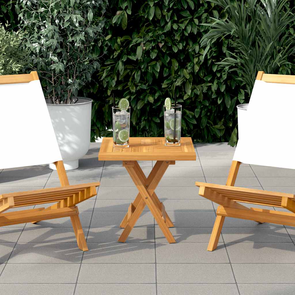 Table Top 60X60X2.5 Cm Solid Wood Teak