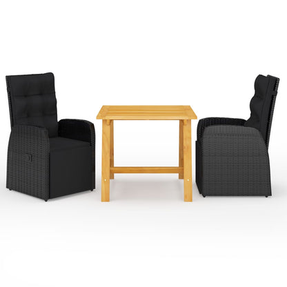 3 Piece Garden Dining Set