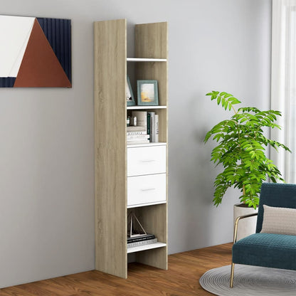 Book Cabinet 40X35X180 Cm Engineered Wood