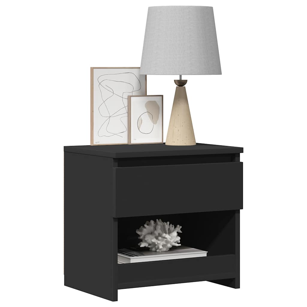Bedside Cabinet 40X30X39 Cm Engineered Wood