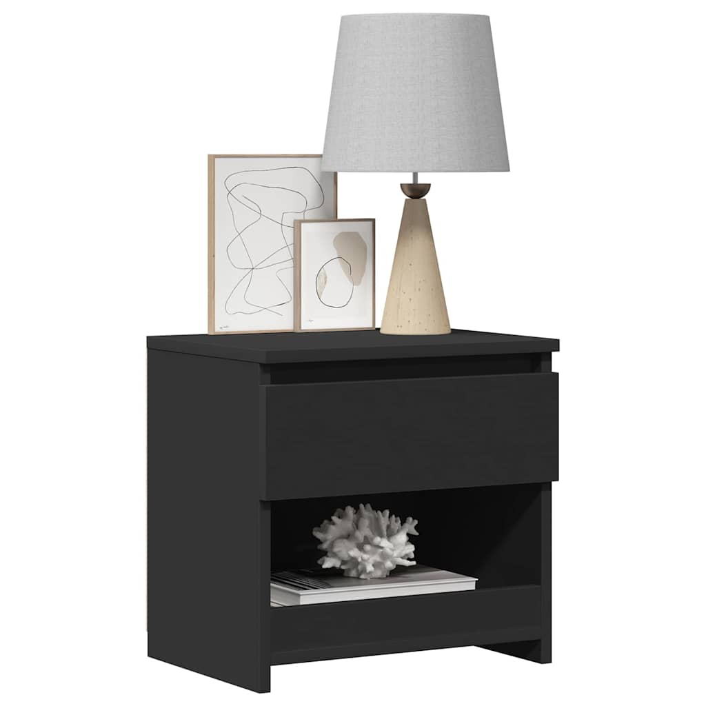 Bedside Cabinet 40X30X39 Cm Engineered Wood