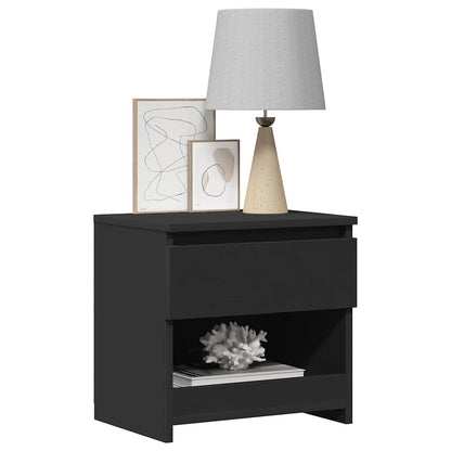 Bedside Cabinet 40X30X39 Cm Engineered Wood