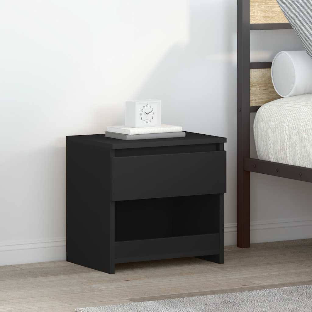 Bedside Cabinet 40X30X39 Cm Engineered Wood
